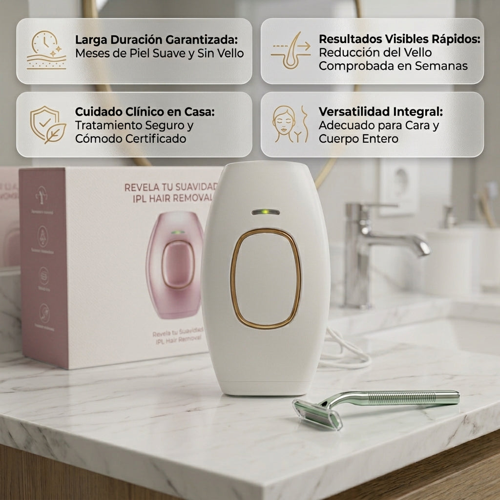 Depiladora Láser IPL Shop Pro™ – Depilación Permanente Profesional en Casa